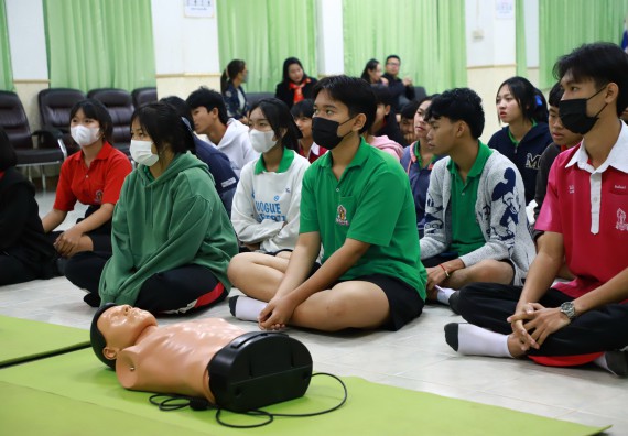 ภาพกิจกรรม  คณะวิทยาศาสตร์และเทคโนโลยี จัดค่ายวิทยาศาสตร์สัญจร ปีการศึกษา 2566  โรงเรียนนาบ่อคำวิทยาคม