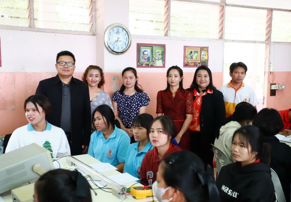 ภาพกิจกรรม  คณะวิทยาศาสตร์และเทคโนโลยี จัดค่ายวิทยาศาสตร์สัญจร ปีการศึกษา 2566  โรงเรียนนาบ่อคำวิทยาคม