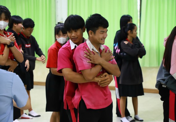 ภาพกิจกรรม  คณะวิทยาศาสตร์และเทคโนโลยี จัดค่ายวิทยาศาสตร์สัญจร ปีการศึกษา 2566  โรงเรียนนาบ่อคำวิทยาคม