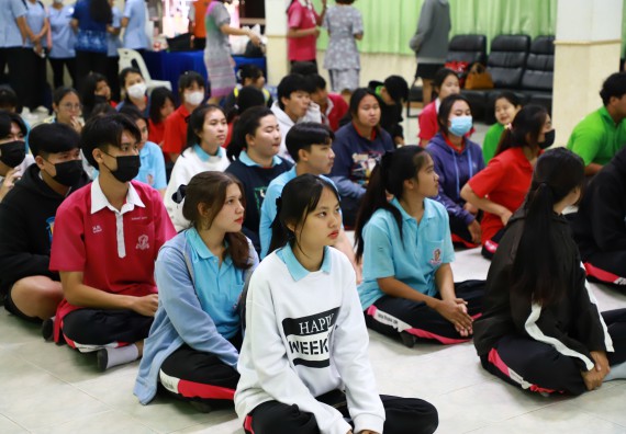 ภาพกิจกรรม  คณะวิทยาศาสตร์และเทคโนโลยี จัดค่ายวิทยาศาสตร์สัญจร ปีการศึกษา 2566  โรงเรียนนาบ่อคำวิทยาคม