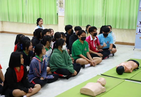 ภาพกิจกรรม  คณะวิทยาศาสตร์และเทคโนโลยี จัดค่ายวิทยาศาสตร์สัญจร ปีการศึกษา 2566  โรงเรียนนาบ่อคำวิทยาคม