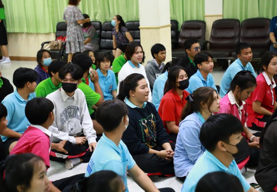 ภาพกิจกรรม  คณะวิทยาศาสตร์และเทคโนโลยี จัดค่ายวิทยาศาสตร์สัญจร ปีการศึกษา 2566  โรงเรียนนาบ่อคำวิทยาคม