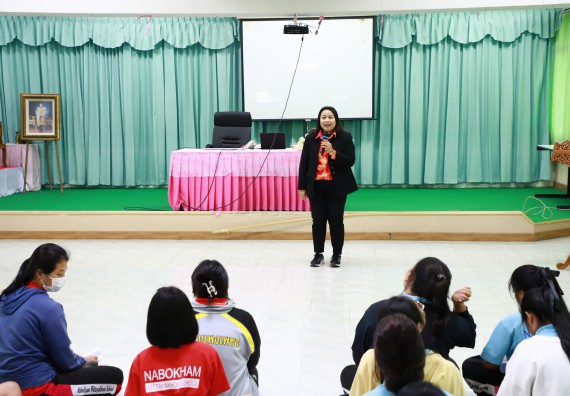 ภาพกิจกรรม  คณะวิทยาศาสตร์และเทคโนโลยี จัดค่ายวิทยาศาสตร์สัญจร ปีการศึกษา 2566  โรงเรียนนาบ่อคำวิทยาคม