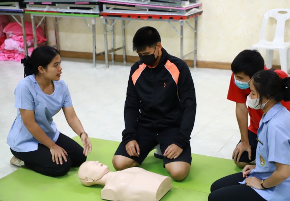 ภาพกิจกรรม  คณะวิทยาศาสตร์และเทคโนโลยี จัดค่ายวิทยาศาสตร์สัญจร ปีการศึกษา 2566  โรงเรียนนาบ่อคำวิทยาคม