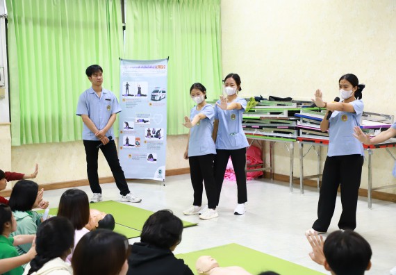 ภาพกิจกรรม  คณะวิทยาศาสตร์และเทคโนโลยี จัดค่ายวิทยาศาสตร์สัญจร ปีการศึกษา 2566  โรงเรียนนาบ่อคำวิทยาคม