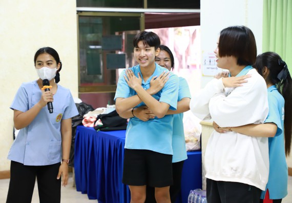 ภาพกิจกรรม  คณะวิทยาศาสตร์และเทคโนโลยี จัดค่ายวิทยาศาสตร์สัญจร ปีการศึกษา 2566  โรงเรียนนาบ่อคำวิทยาคม