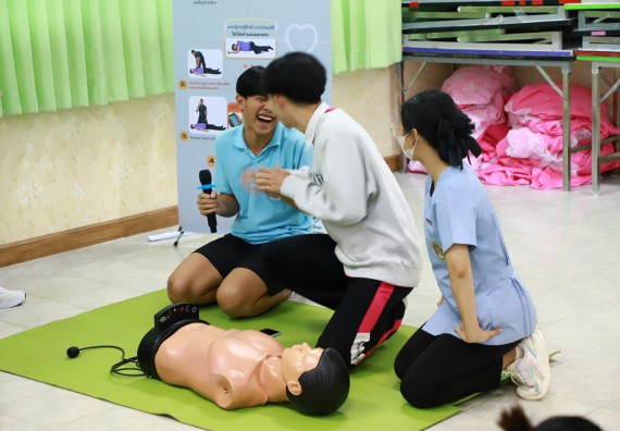 ภาพกิจกรรม  คณะวิทยาศาสตร์และเทคโนโลยี จัดค่ายวิทยาศาสตร์สัญจร ปีการศึกษา 2566  โรงเรียนนาบ่อคำวิทยาคม