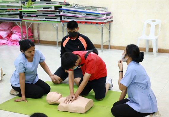ภาพกิจกรรม  คณะวิทยาศาสตร์และเทคโนโลยี จัดค่ายวิทยาศาสตร์สัญจร ปีการศึกษา 2566  โรงเรียนนาบ่อคำวิทยาคม