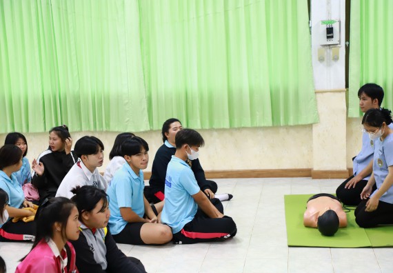 ภาพกิจกรรม  คณะวิทยาศาสตร์และเทคโนโลยี จัดค่ายวิทยาศาสตร์สัญจร ปีการศึกษา 2566  โรงเรียนนาบ่อคำวิทยาคม