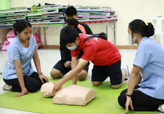 ภาพกิจกรรม  คณะวิทยาศาสตร์และเทคโนโลยี จัดค่ายวิทยาศาสตร์สัญจร ปีการศึกษา 2566  โรงเรียนนาบ่อคำวิทยาคม
