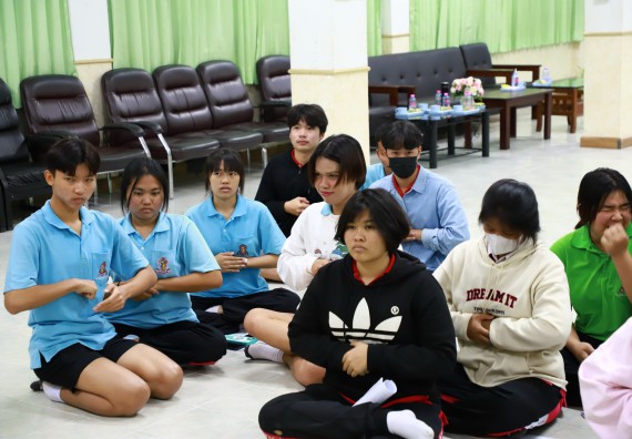 ภาพกิจกรรม  คณะวิทยาศาสตร์และเทคโนโลยี จัดค่ายวิทยาศาสตร์สัญจร ปีการศึกษา 2566  โรงเรียนนาบ่อคำวิทยาคม