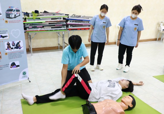 ภาพกิจกรรม  คณะวิทยาศาสตร์และเทคโนโลยี จัดค่ายวิทยาศาสตร์สัญจร ปีการศึกษา 2566  โรงเรียนนาบ่อคำวิทยาคม