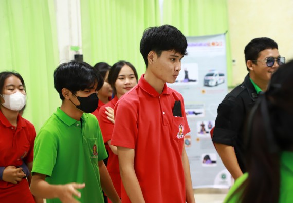 ภาพกิจกรรม  คณะวิทยาศาสตร์และเทคโนโลยี จัดค่ายวิทยาศาสตร์สัญจร ปีการศึกษา 2566  โรงเรียนนาบ่อคำวิทยาคม