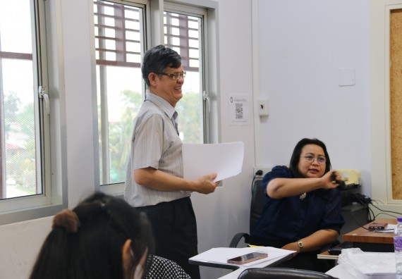 ภาพกิจกรรม  โปรแกรมวิชาสาธารณสุขศาสตร์ จัดโครงการพัฒนากำลังคนเพื่อให้สอดคล้องตามมาตรฐานสากลของงานมาตรฐานและประกันคุณภาพ AUN-QA