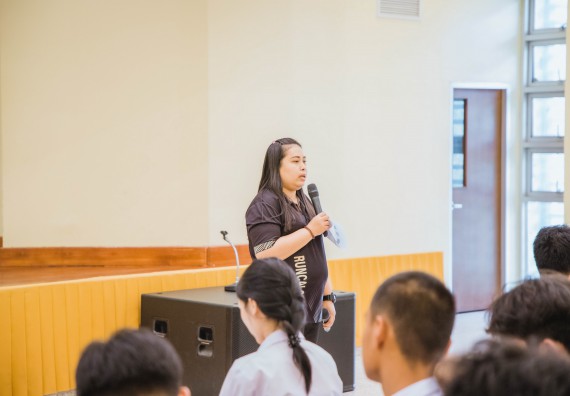 ภาพกิจกรรม  คณะวิทยาศาสตร์และเทคโนโลยี ร่วมกับโรงเรียนตากพิทยาคม จัดโครงการการจัดการเรียนการสอนวิชาวิทยาศาสตร์ คณิตศาสตร์ และคอมพิวเตอร์ โดยใช้ภาษาอังกฤษเป็นสื่อ (EIS: English for Integrated Studies)