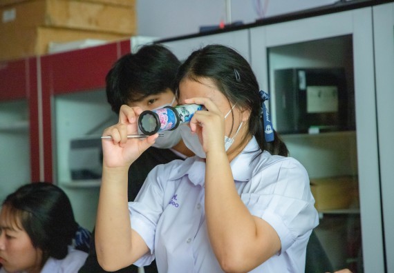 ภาพกิจกรรม  คณะวิทยาศาสตร์และเทคโนโลยี ร่วมกับโรงเรียนตากพิทยาคม จัดโครงการการจัดการเรียนการสอนวิชาวิทยาศาสตร์ คณิตศาสตร์ และคอมพิวเตอร์ โดยใช้ภาษาอังกฤษเป็นสื่อ (EIS: English for Integrated Studies)