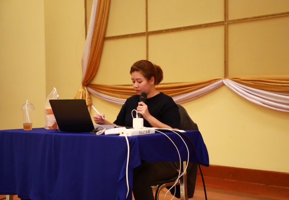 ภาพกิจกรรม   คณะวิทยาศาสตร์และเทคโนโลยี จัดกิจกรรมส่งเสริมสมรรถนะและทักษะด้านการใช้ภาษาอังกฤษสำหรับนักศึกษาคณะวิทยาศาสตร์และเทคโนโลยี 