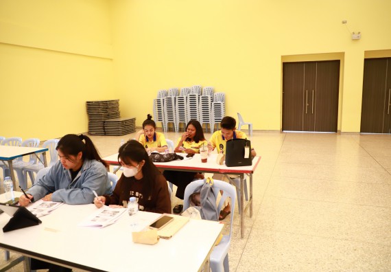 ภาพกิจกรรม   คณะวิทยาศาสตร์และเทคโนโลยี จัดกิจกรรมส่งเสริมสมรรถนะและทักษะด้านการใช้ภาษาอังกฤษสำหรับนักศึกษาคณะวิทยาศาสตร์และเทคโนโลยี 