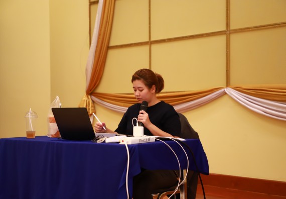 ภาพกิจกรรม   คณะวิทยาศาสตร์และเทคโนโลยี จัดกิจกรรมส่งเสริมสมรรถนะและทักษะด้านการใช้ภาษาอังกฤษสำหรับนักศึกษาคณะวิทยาศาสตร์และเทคโนโลยี 