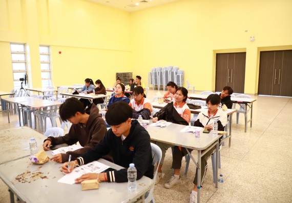 ภาพกิจกรรม   คณะวิทยาศาสตร์และเทคโนโลยี จัดกิจกรรมส่งเสริมสมรรถนะและทักษะด้านการใช้ภาษาอังกฤษสำหรับนักศึกษาคณะวิทยาศาสตร์และเทคโนโลยี 