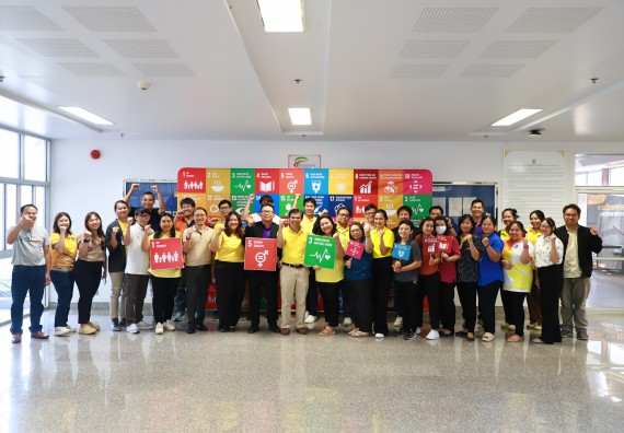 ภาพกิจกรรม  อาจารย์และบุคลากรคณะวิทยาศาสตร์และเทคโนโลยี เข้าร่วมกิจกรรม SDG สัญจร 