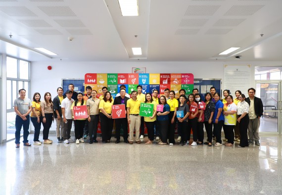 ภาพกิจกรรม  อาจารย์และบุคลากรคณะวิทยาศาสตร์และเทคโนโลยี เข้าร่วมกิจกรรม SDG สัญจร 