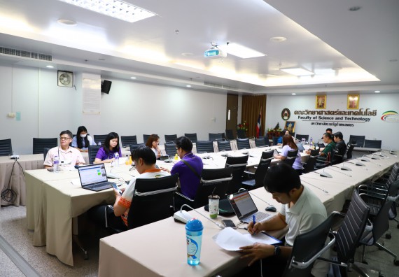 ภาพกิจกรรม  คณะวิทยาศาสตร์และเทคโนโลยี จัดประชุมประธานโปรแกรมวิชาและคณะกรรมการขับเคลื่อนการรับนักศึกษา ครั้งที่ 6 ปีการศึกษา 2567