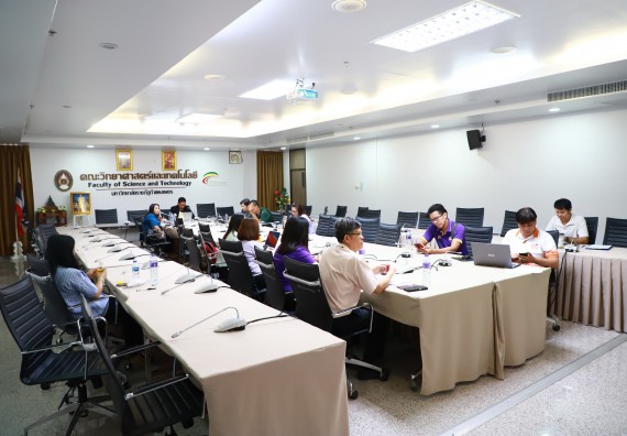 ภาพกิจกรรม  คณะวิทยาศาสตร์และเทคโนโลยี จัดประชุมประธานโปรแกรมวิชาและคณะกรรมการขับเคลื่อนการรับนักศึกษา ครั้งที่ 6 ปีการศึกษา 2567