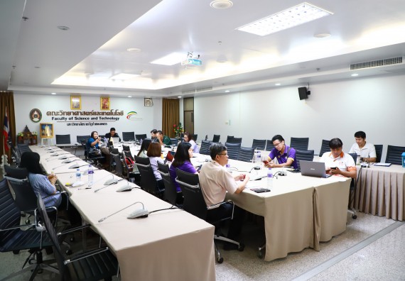 ภาพกิจกรรม  คณะวิทยาศาสตร์และเทคโนโลยี จัดประชุมประธานโปรแกรมวิชาและคณะกรรมการขับเคลื่อนการรับนักศึกษา ครั้งที่ 6 ปีการศึกษา 2567