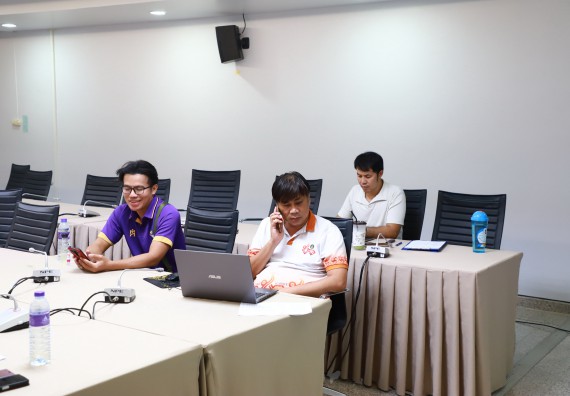 ภาพกิจกรรม  คณะวิทยาศาสตร์และเทคโนโลยี จัดประชุมประธานโปรแกรมวิชาและคณะกรรมการขับเคลื่อนการรับนักศึกษา ครั้งที่ 6 ปีการศึกษา 2567