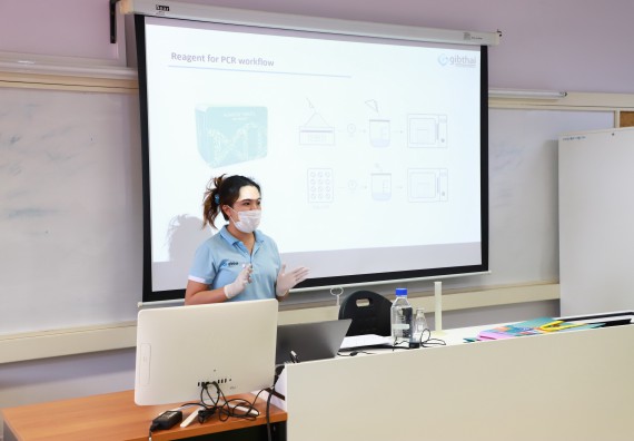 ภาพกิจกรรม  ศูนย์วิทยาศาสตร์และวิทยาศาสตร์ประยุกต์ จัดโครงการสัมมนาเชิงปฏิบัติการ PCR and Real-time PCR workflow Solution