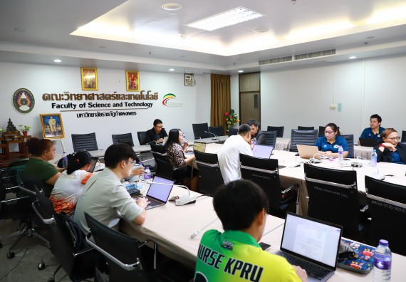 ภาพกิจกรรม  คณะวิทยาศาสตร์และเทคโนโลยี จัดประชุมประธานโปรแกรมวิชาและคณะกรรมการขับเคลื่อนการรับนักศึกษา ครั้งที่ 7 ปีการศึกษา 2567