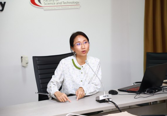 ภาพกิจกรรม  คณะวิทยาศาสตร์และเทคโนโลยี โครงการอบรมเชิงปฏิบัติการทวนสอบผลสัมฤทธิ์ในรายวิชาตามมาตรฐานผลการเรียนรู้ ประจําปีการศึกษา 2566