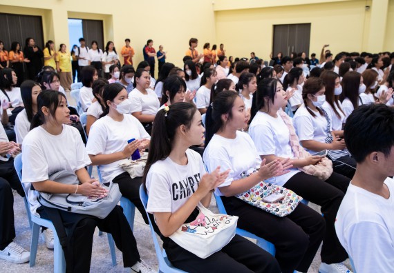 ภาพกิจกรรม  คณะวิทยาศาสตร์และเทคโนโลยี มหาวิทยาลัยราชภัฏกำแพงเพชร จัดกิจกรรมปฐมนิเทศนักศึกษาใหม่ ปีการศึกษา 2567