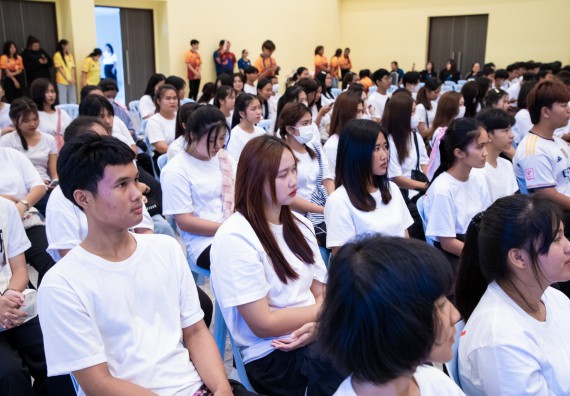 ภาพกิจกรรม  คณะวิทยาศาสตร์และเทคโนโลยี มหาวิทยาลัยราชภัฏกำแพงเพชร จัดกิจกรรมปฐมนิเทศนักศึกษาใหม่ ปีการศึกษา 2567