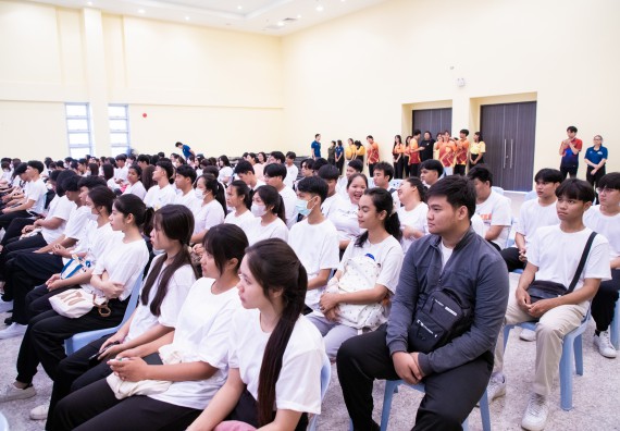 ภาพกิจกรรม  คณะวิทยาศาสตร์และเทคโนโลยี มหาวิทยาลัยราชภัฏกำแพงเพชร จัดกิจกรรมปฐมนิเทศนักศึกษาใหม่ ปีการศึกษา 2567