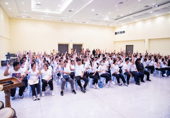 ภาพกิจกรรม  คณะวิทยาศาสตร์และเทคโนโลยี มหาวิทยาลัยราชภัฏกำแพงเพชร จัดกิจกรรมปฐมนิเทศนักศึกษาใหม่ ปีการศึกษา 2567