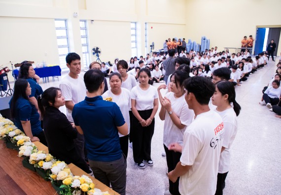 ภาพกิจกรรม  คณะวิทยาศาสตร์และเทคโนโลยี มหาวิทยาลัยราชภัฏกำแพงเพชร จัดกิจกรรมปฐมนิเทศนักศึกษาใหม่ ปีการศึกษา 2567