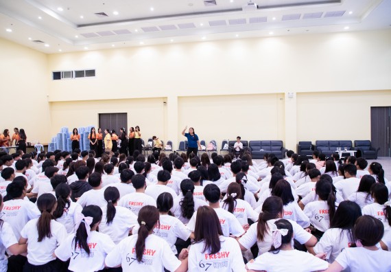 ภาพกิจกรรม  คณะวิทยาศาสตร์และเทคโนโลยี มหาวิทยาลัยราชภัฏกำแพงเพชร จัดกิจกรรมปฐมนิเทศนักศึกษาใหม่ ปีการศึกษา 2567