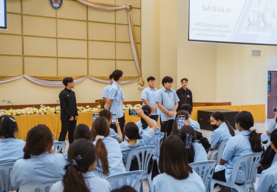 ภาพกิจกรรม   คณะวิทยาศาสตร์และเทคโนโลยี มหาวิทยาลัยราชภัฏกำแพงเพชร ร่วมกับโรงเรียนตากพิทยาคม กำหนดจัดกิจกรรมสร้างเสริมทักษะกระบวนการทางวิทยาศาสตร์สู่มาตรฐานสากล