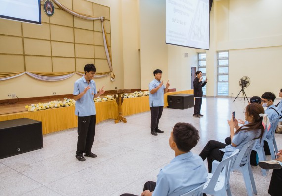 ภาพกิจกรรม   คณะวิทยาศาสตร์และเทคโนโลยี มหาวิทยาลัยราชภัฏกำแพงเพชร ร่วมกับโรงเรียนตากพิทยาคม กำหนดจัดกิจกรรมสร้างเสริมทักษะกระบวนการทางวิทยาศาสตร์สู่มาตรฐานสากล