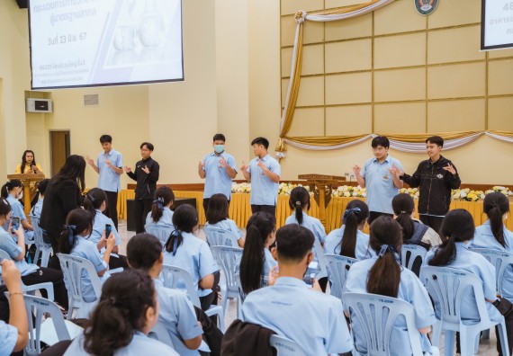 ภาพกิจกรรม   คณะวิทยาศาสตร์และเทคโนโลยี มหาวิทยาลัยราชภัฏกำแพงเพชร ร่วมกับโรงเรียนตากพิทยาคม กำหนดจัดกิจกรรมสร้างเสริมทักษะกระบวนการทางวิทยาศาสตร์สู่มาตรฐานสากล