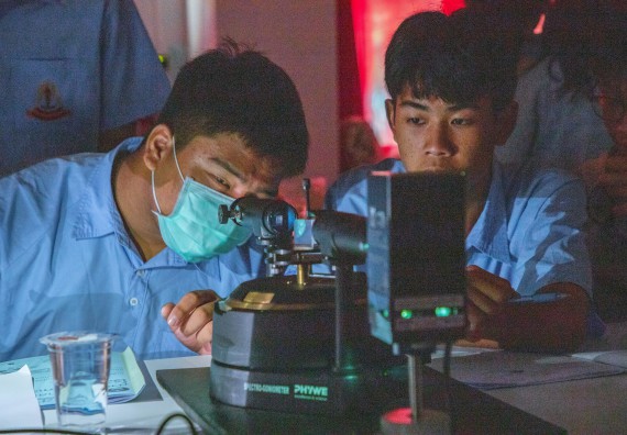 ภาพกิจกรรม   คณะวิทยาศาสตร์และเทคโนโลยี มหาวิทยาลัยราชภัฏกำแพงเพชร ร่วมกับโรงเรียนตากพิทยาคม กำหนดจัดกิจกรรมสร้างเสริมทักษะกระบวนการทางวิทยาศาสตร์สู่มาตรฐานสากล