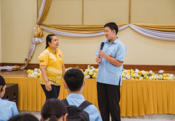 ภาพกิจกรรม   คณะวิทยาศาสตร์และเทคโนโลยี มหาวิทยาลัยราชภัฏกำแพงเพชร ร่วมกับโรงเรียนตากพิทยาคม กำหนดจัดกิจกรรมสร้างเสริมทักษะกระบวนการทางวิทยาศาสตร์สู่มาตรฐานสากล