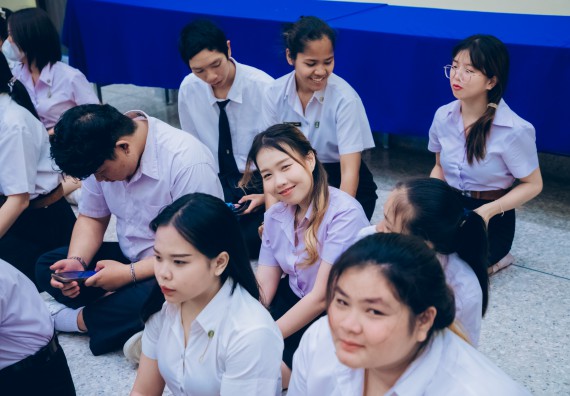 ภาพกิจกรรม  คณะวิทยาศาสตร์และเทคโนโลยี จัดกิจกรรมไหว้ครูคณะวิทยาศาสตร์และเทคโนโลยี ประจำปีการศึกษา 2567