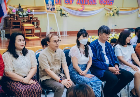 ภาพกิจกรรม  คณะวิทยาศาสตร์และเทคโนโลยี จัดกิจกรรมไหว้ครูคณะวิทยาศาสตร์และเทคโนโลยี ประจำปีการศึกษา 2567