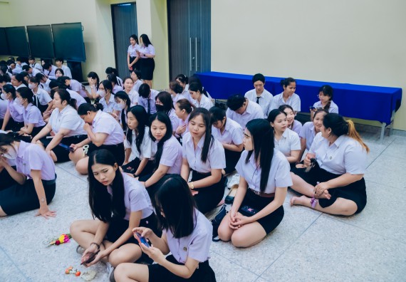 ภาพกิจกรรม  คณะวิทยาศาสตร์และเทคโนโลยี จัดกิจกรรมไหว้ครูคณะวิทยาศาสตร์และเทคโนโลยี ประจำปีการศึกษา 2567