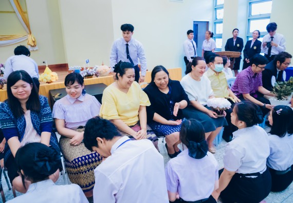 ภาพกิจกรรม  คณะวิทยาศาสตร์และเทคโนโลยี จัดกิจกรรมไหว้ครูคณะวิทยาศาสตร์และเทคโนโลยี ประจำปีการศึกษา 2567