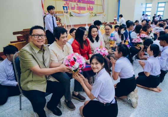 ภาพกิจกรรม  คณะวิทยาศาสตร์และเทคโนโลยี จัดกิจกรรมไหว้ครูคณะวิทยาศาสตร์และเทคโนโลยี ประจำปีการศึกษา 2567