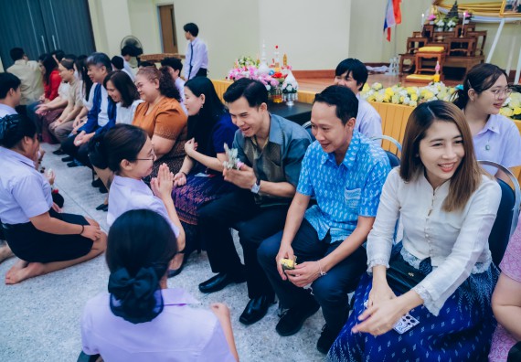 ภาพกิจกรรม  คณะวิทยาศาสตร์และเทคโนโลยี จัดกิจกรรมไหว้ครูคณะวิทยาศาสตร์และเทคโนโลยี ประจำปีการศึกษา 2567